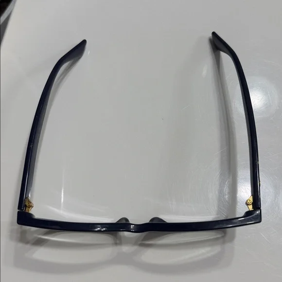 Gucci Women's Navy Blue Eyeglasses - Picture 4 of 10